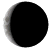 Waning Crescent, 25 days, 15 hours, 13 minutes in cycle