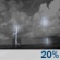 Friday Night: A slight chance of showers and thunderstorms before 4am. Partly cloudy, with a low around 68. Southwest wind around 5 mph. Chance of precipitation is 20%. New rainfall amounts less than a tenth of an inch possible. Friday Night: Slight Chance Showers And Thunderstorms